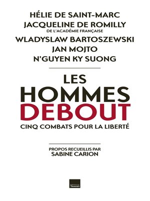 cover image of Les hommes debout